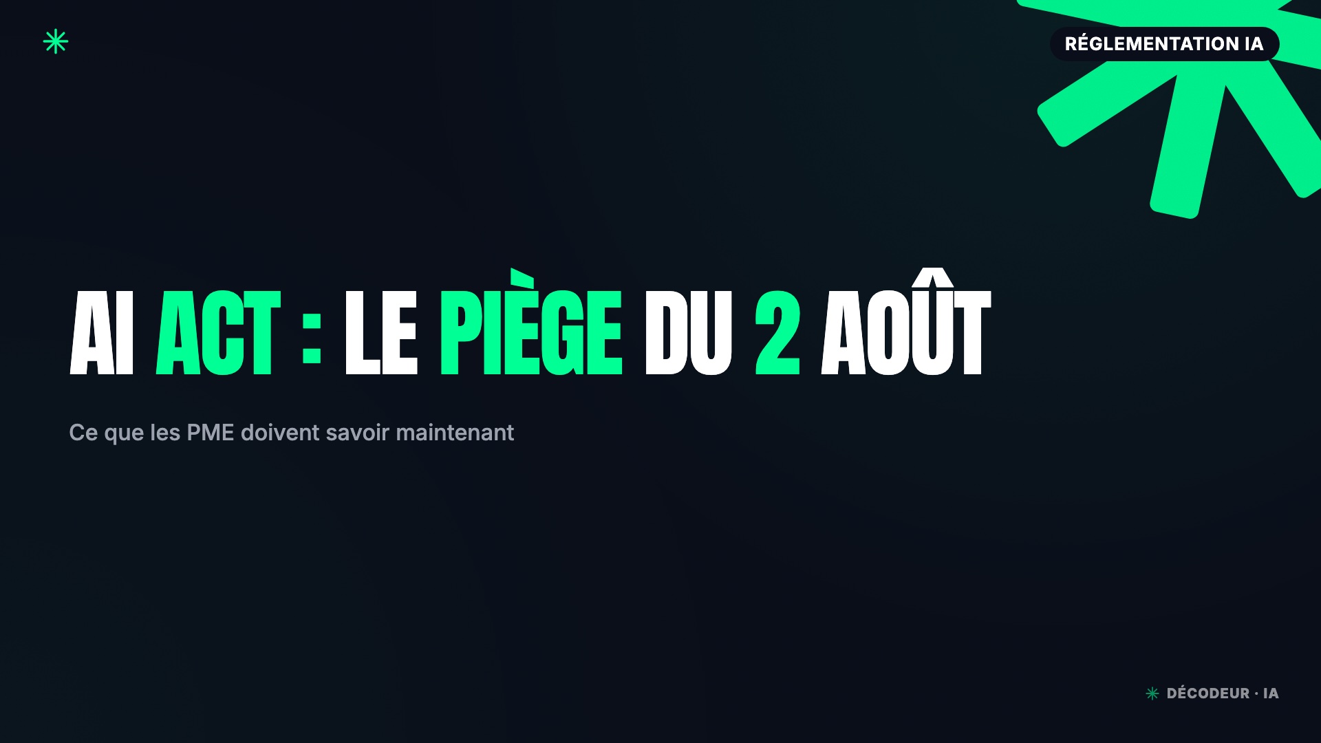 Calendrier de conformité AI Act 2026 avec la date du 2 août entourée en rouge