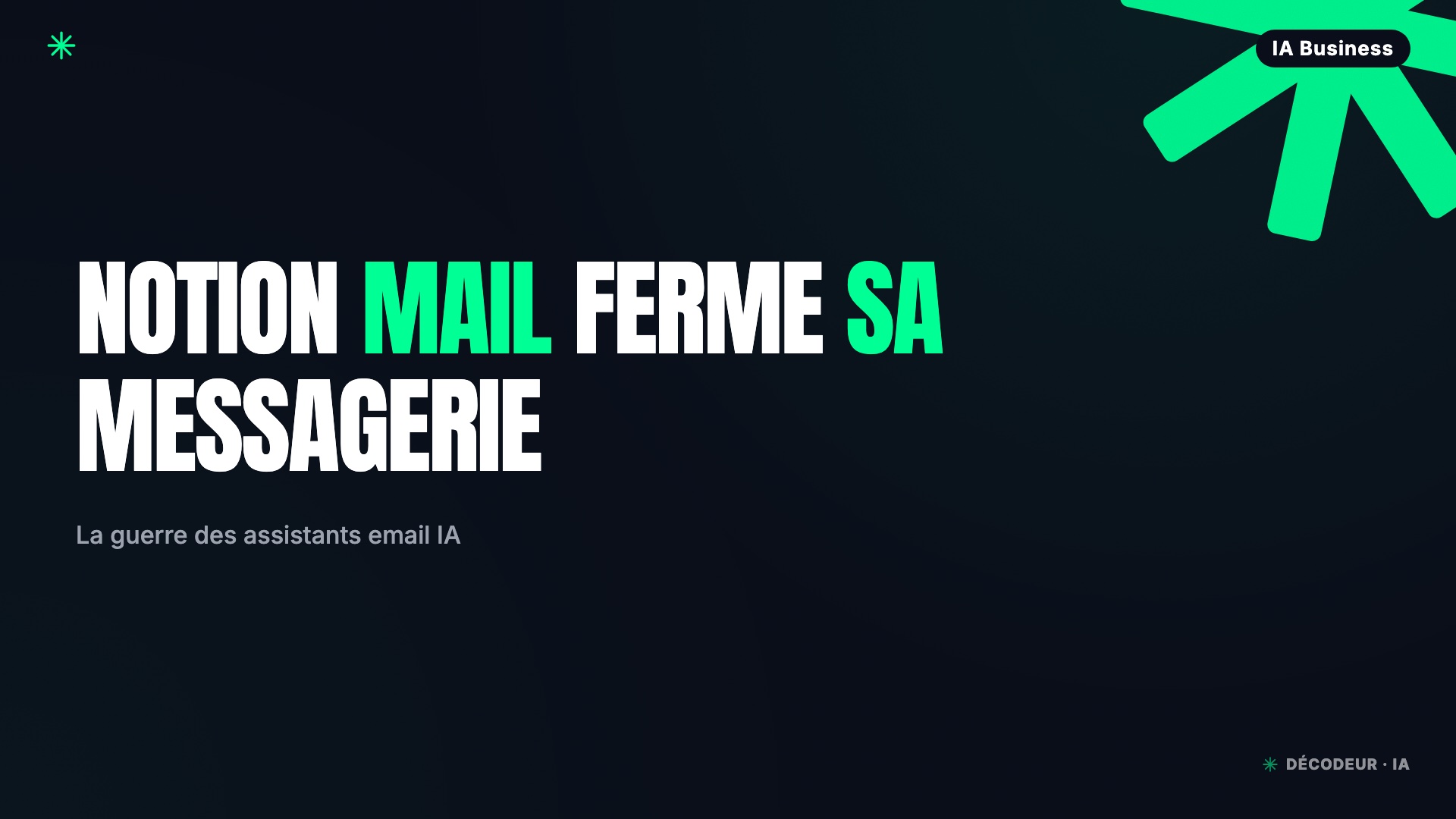 Cinq logos d'assistants email IA autour d'une boîte de réception débordante