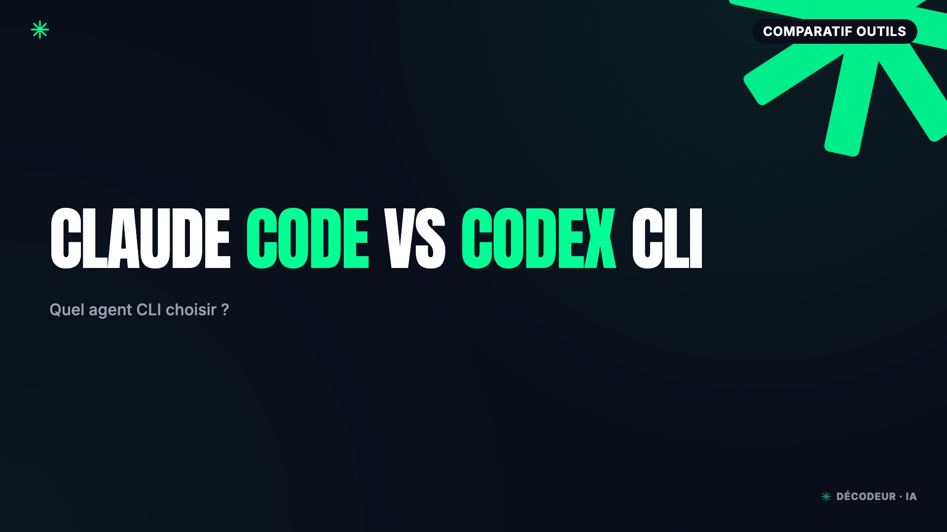 Comparatif Claude Code et Codex CLI dans le terminal en 2026