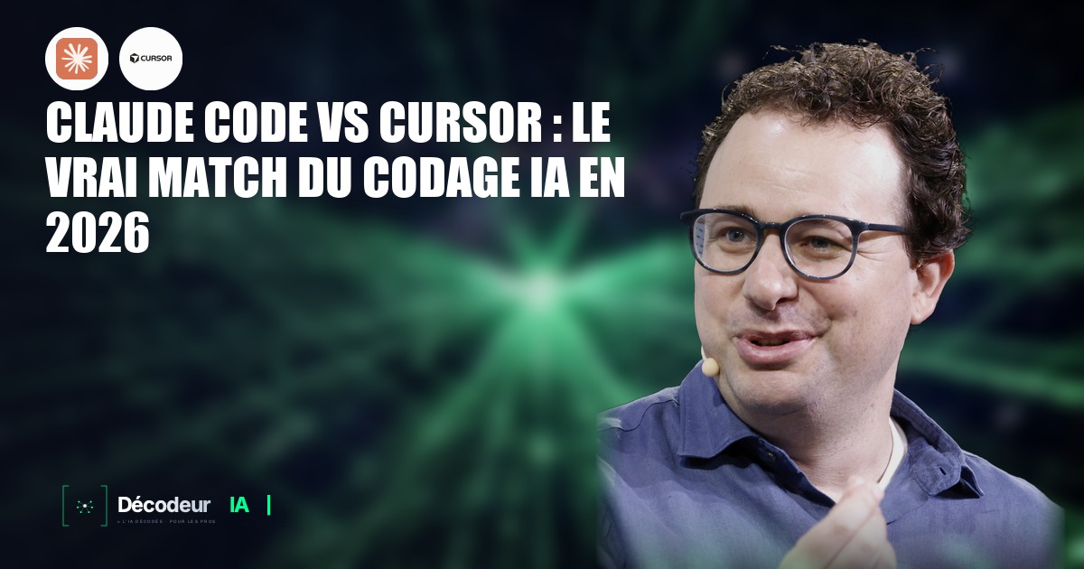 Écran partagé montrant un terminal Claude Code et l'interface Cursor côte à côte