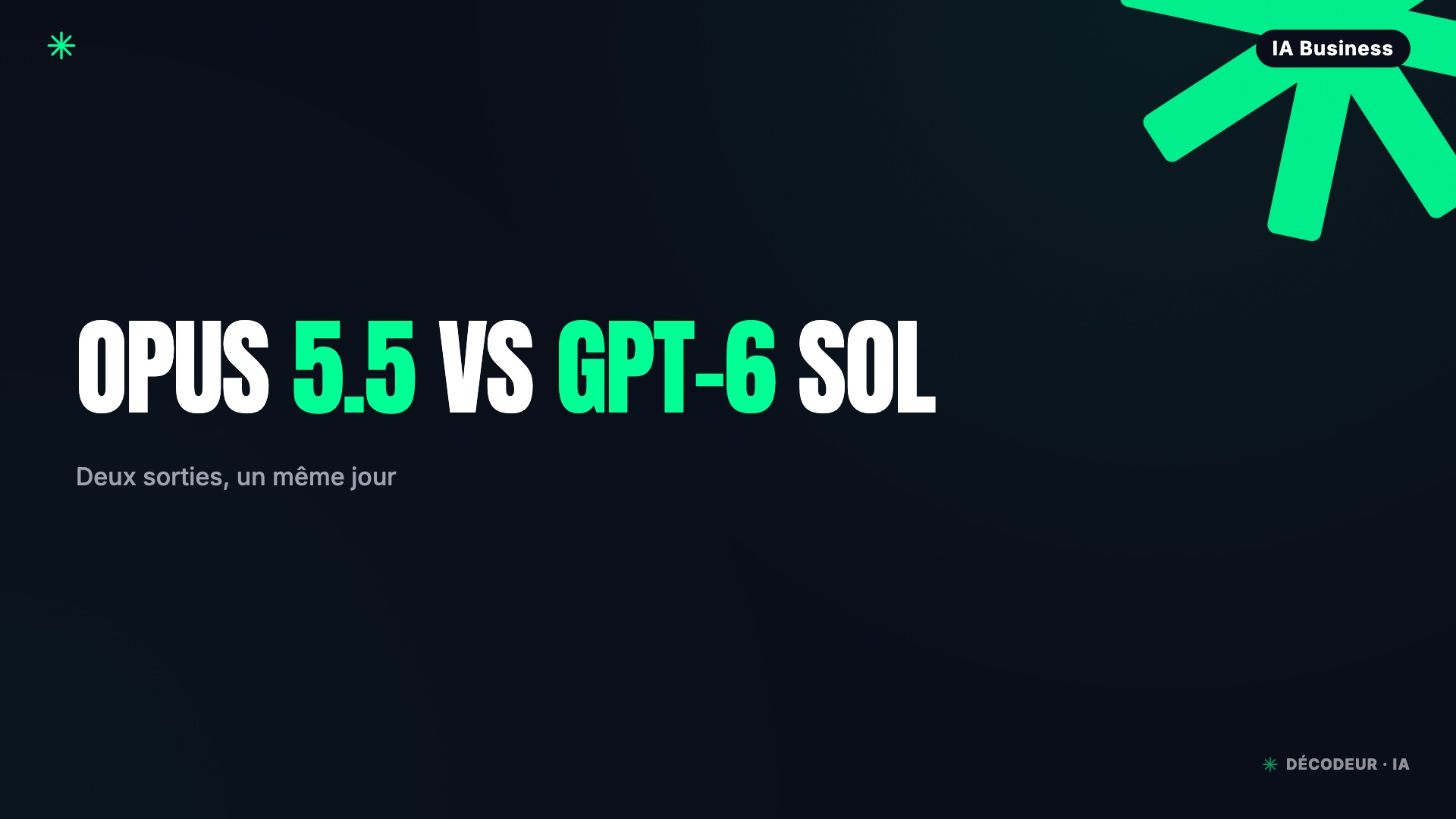 Comparatif Claude Opus 5.5 et GPT-6 Sol : prix API et benchmarks agents