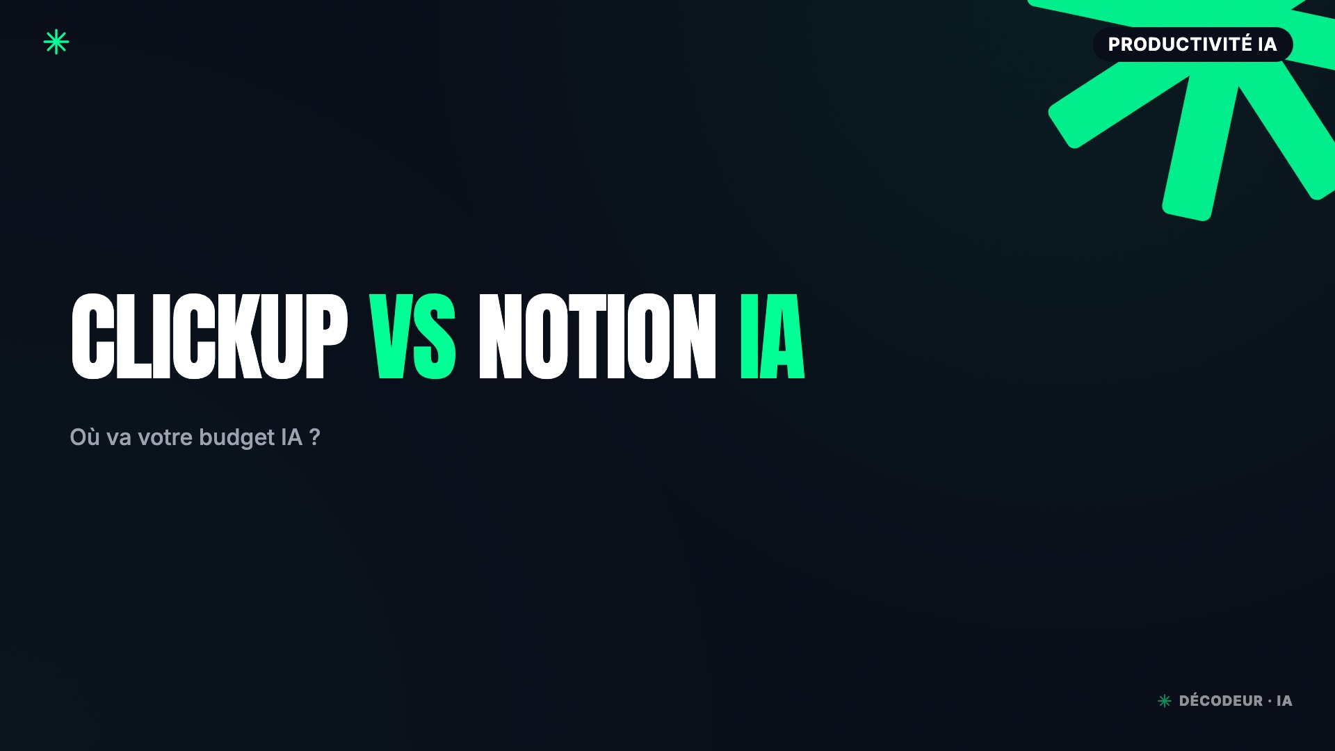 ClickUp Brain 2.0 face à Notion AI : où va votre budget IA ?