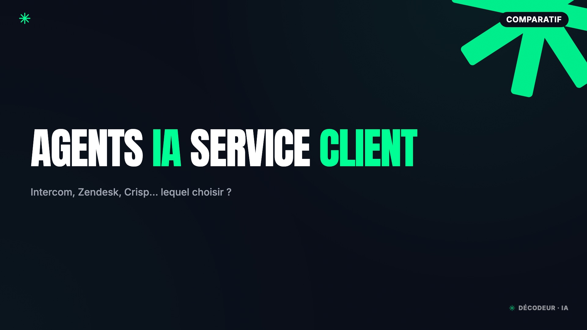 Comparatif de 6 plateformes d'agent IA pour le support client en entreprise