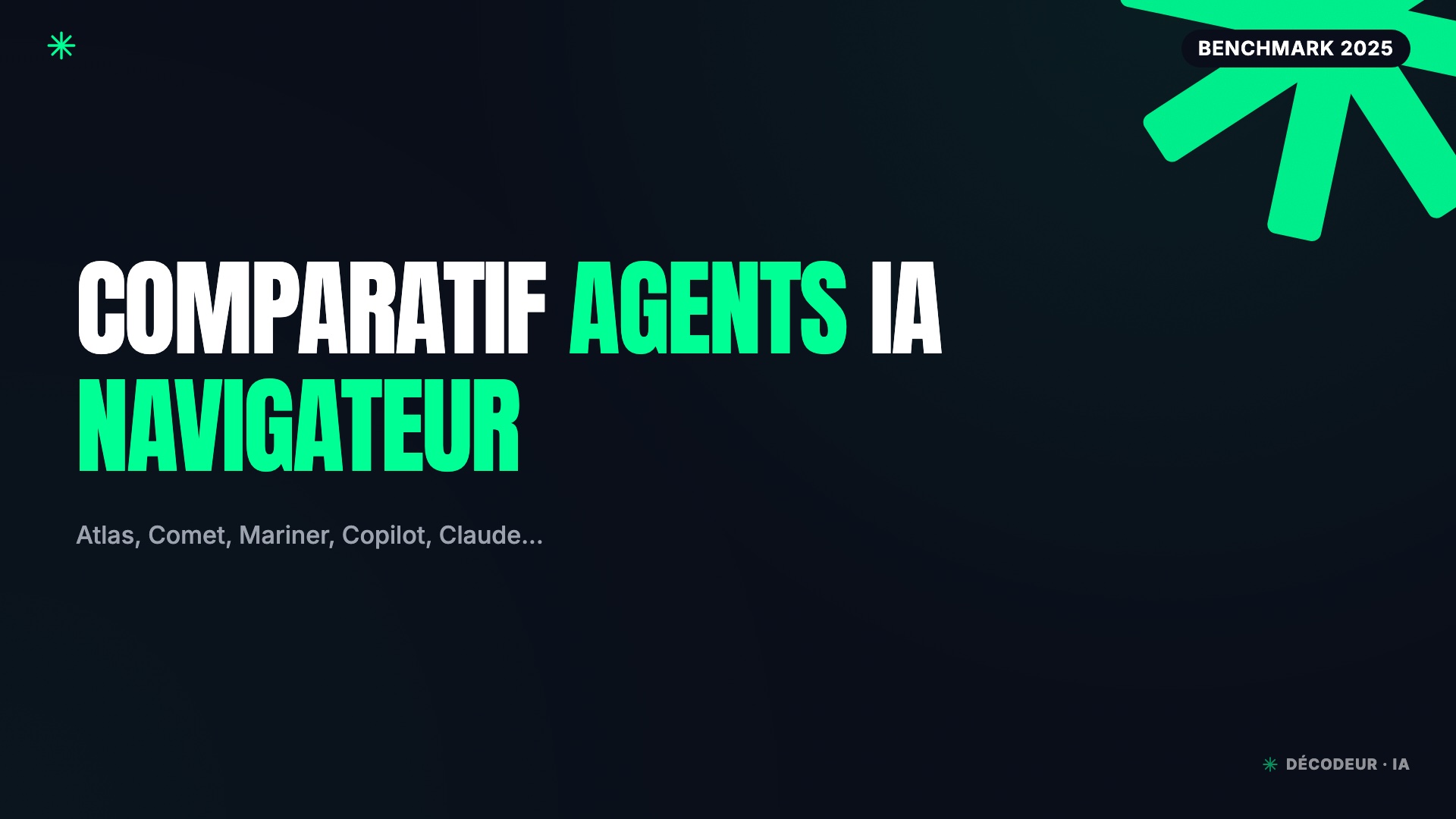 Comparatif des agents IA navigateur 2026 : Atlas, Comet, Mariner, Copilot, Claude, Browser Use