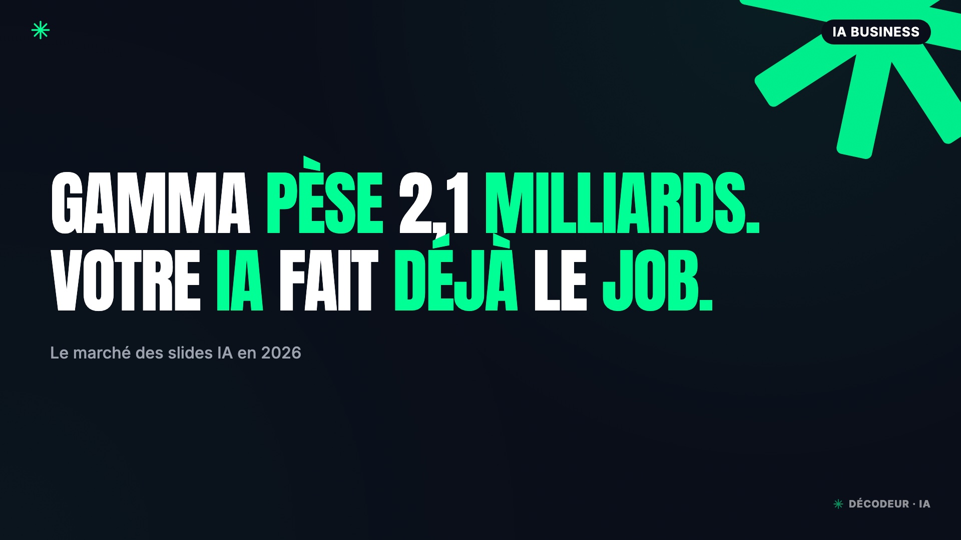 Comparatif des générateurs de présentations IA : Gamma, Claude Slides, Copilot, Canva, Plus AI, Gemini