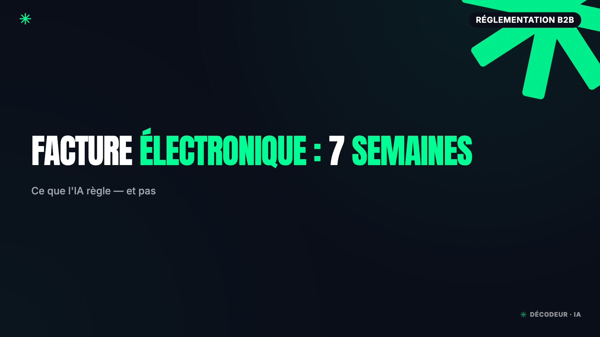 Facture électronique française transitant par une plateforme agréée avec traitement IA