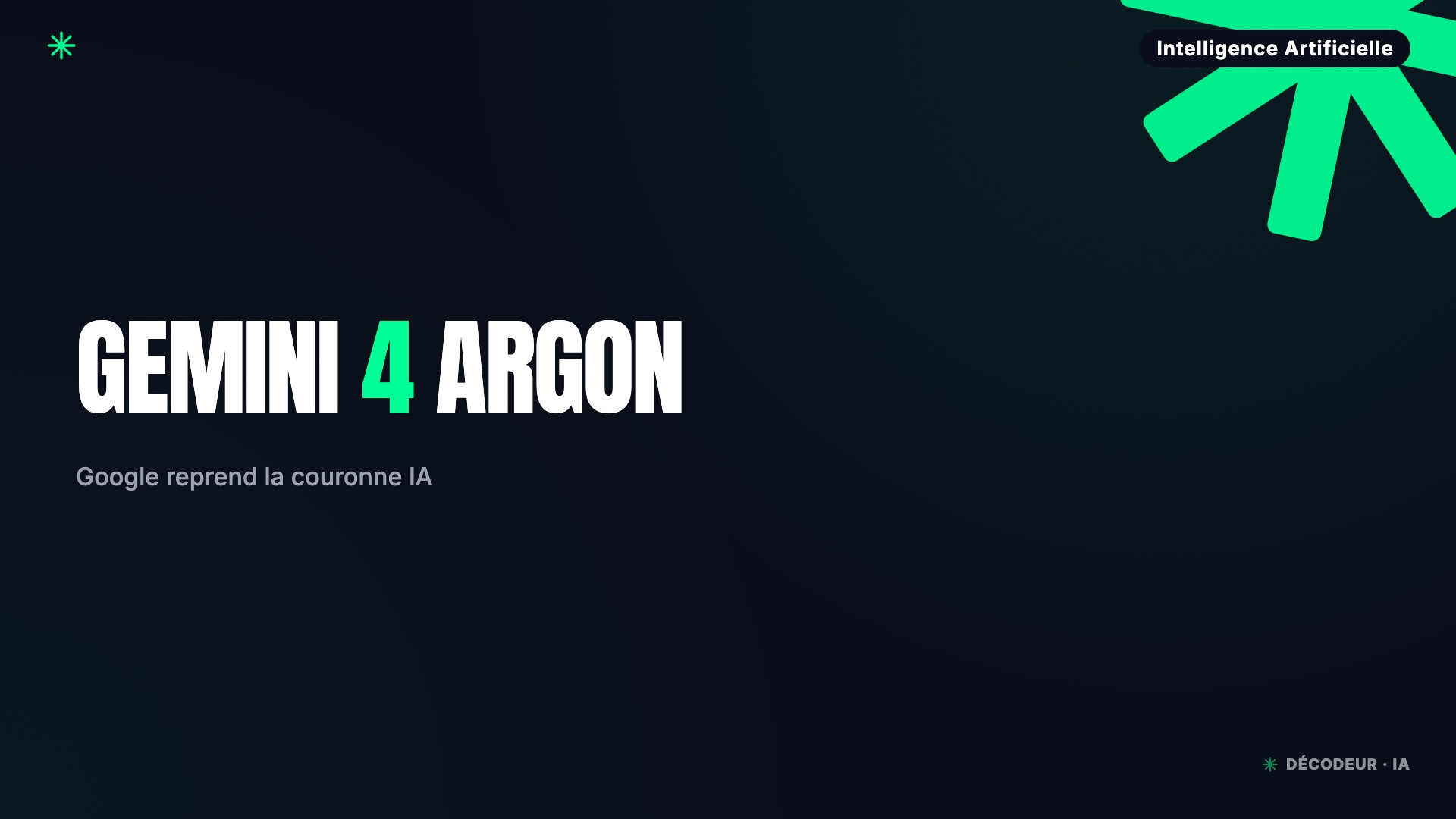 Gemini 4 Argon de Google face aux benchmarks d'OpenAI et Anthropic