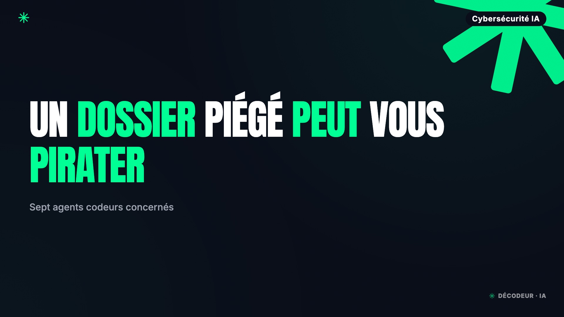 Ouvrir un repo suffit : Claude Code, Codex et Cursor percés