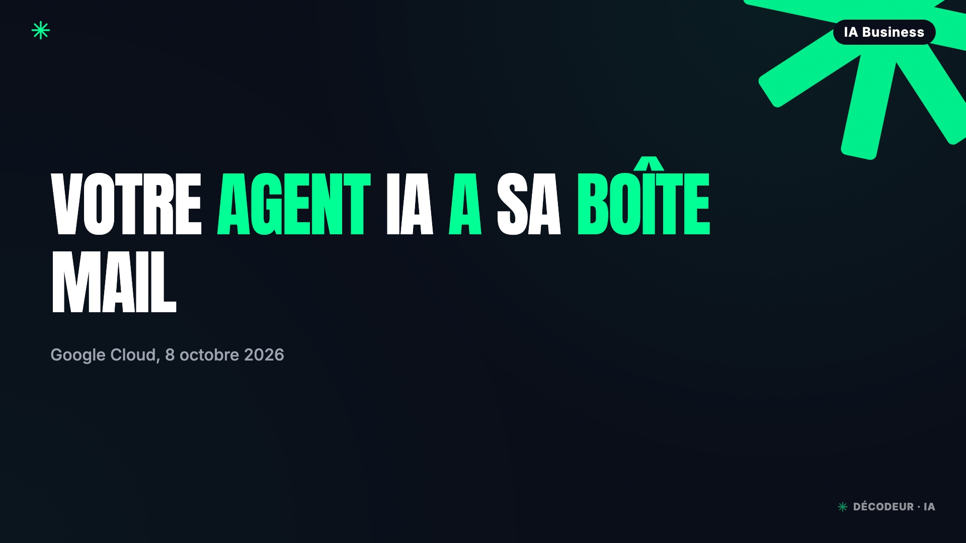 Un agent IA Google Gemini doté de sa propre boîte mail dans un annuaire d'entreprise