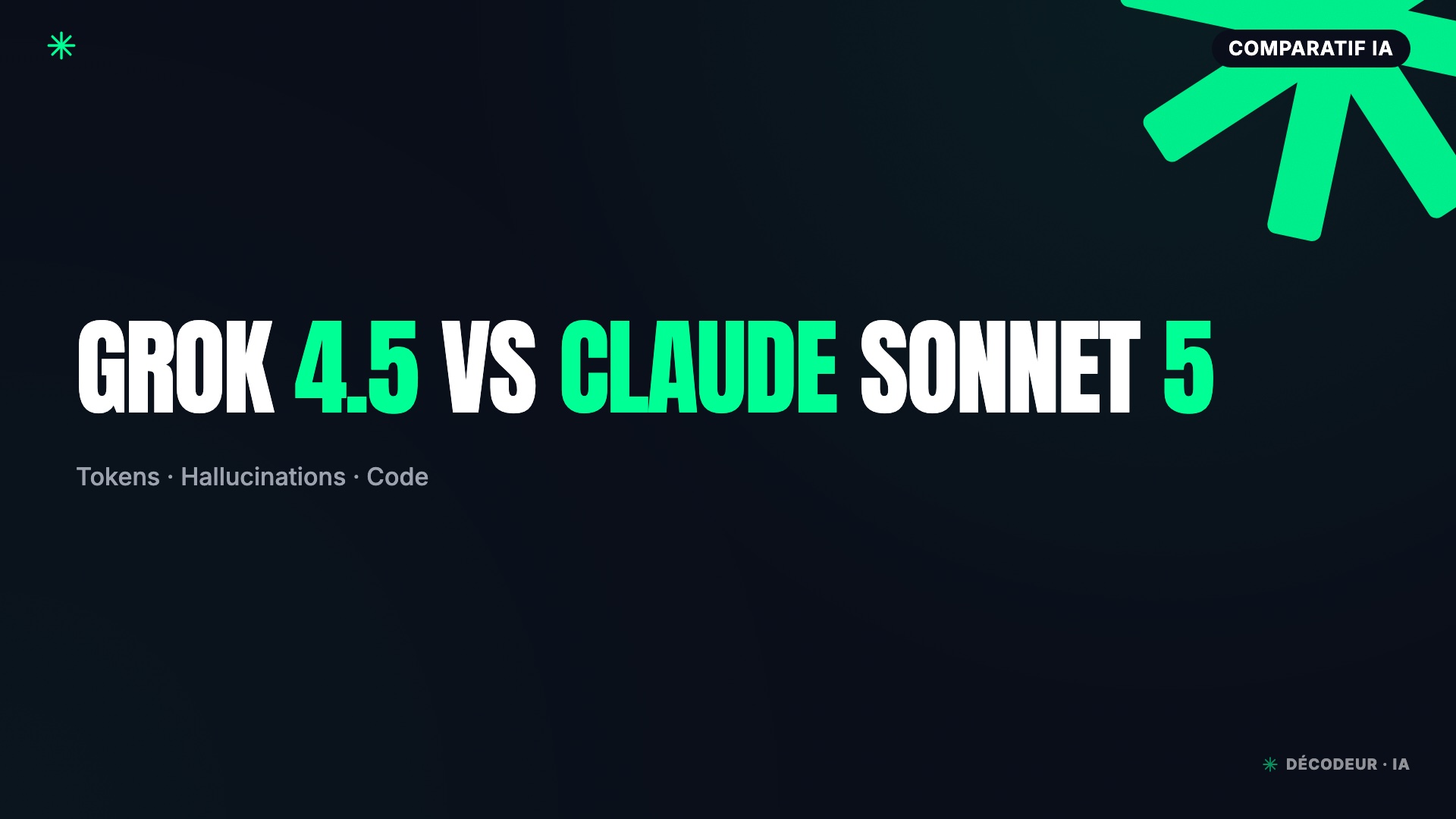 Comparatif Grok 4.5 xAI face à Claude Sonnet 5 Anthropic