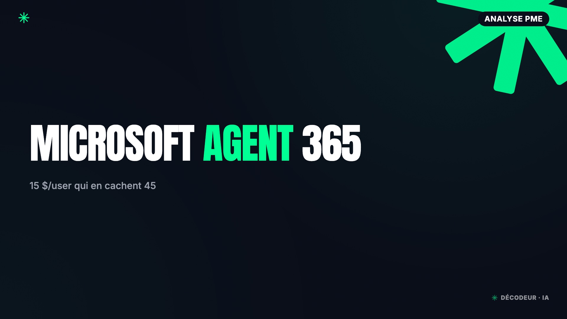 Console de gouvernance Microsoft Agent 365 affichant l'inventaire d'agents IA d'une entreprise
