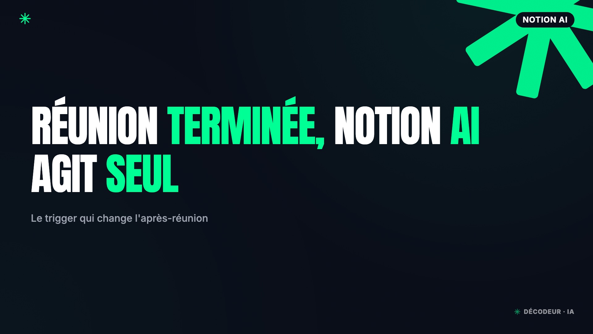 Un compte-rendu de réunion Notion qui déclenche automatiquement des tâches et des tickets